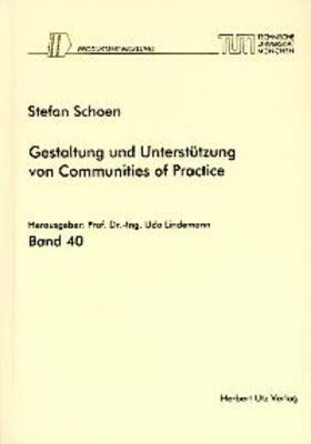 Schoen |  Gestaltung und Unterstützung von Communities of Practice | Buch |  Sack Fachmedien