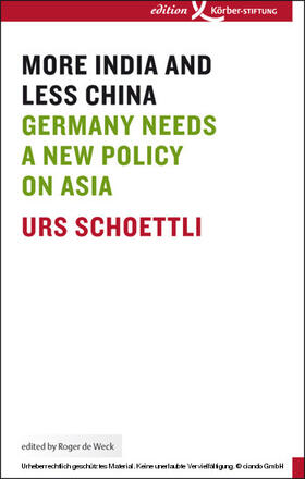 Schoettli |  More India and Less China | eBook | Sack Fachmedien