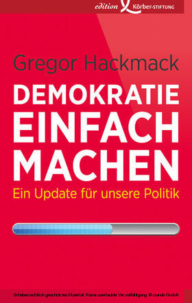 Hackmack |  Demokratie einfach machen | eBook | Sack Fachmedien