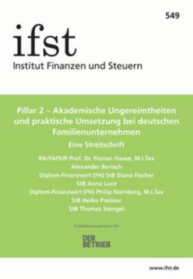Haase / Bertsch / Fischer |  ifst-Schrift 549 | Buch |  Sack Fachmedien