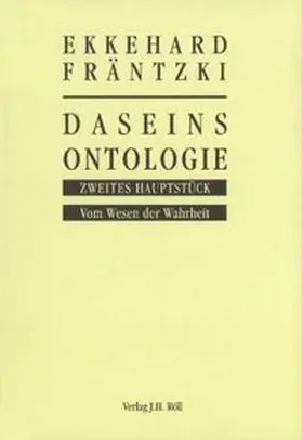 Fräntzki |  Daseinsontologie | Buch |  Sack Fachmedien