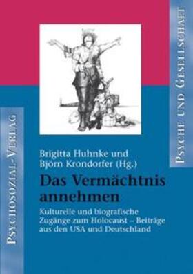 Huhnke / Krondorfer |  Vermächtnis annehmen | Buch |  Sack Fachmedien