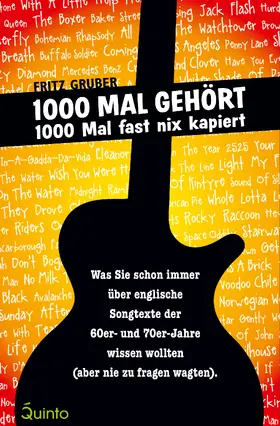 Gruber |  1000 Mal gehört - 1000 Mal fast nix kapiert | eBook | Sack Fachmedien