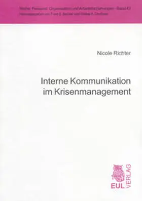 Richter |  Interne Kommunikation im Krisenmanagement | Buch |  Sack Fachmedien