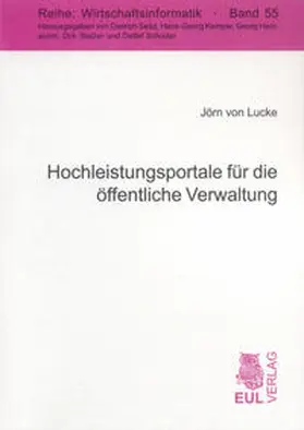 Lucke | Hochleistungsportale für die öffentliche Verwaltung | Buch | 978-3-89936-645-7 | sack.de