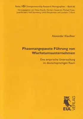 Klaußner | Phasenangepasste Führung von Wachstumsunternehmen | Buch | 978-3-89936-843-7 | sack.de