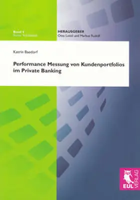 Baedorf |  Performance Messung von Kundenportfolios im Private Banking | Buch |  Sack Fachmedien