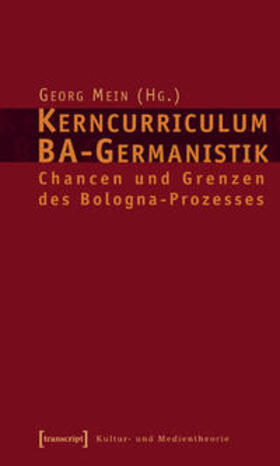 Mein |  Kerncurriculum BA-Germanistik | Buch |  Sack Fachmedien