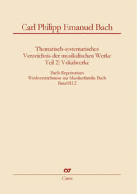 Enßlin / Wolf |  Carl Philipp Emanuel Bach: Thematisch-systematisches Verzeichnis der musikalischen Werke | Buch |  Sack Fachmedien