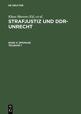 Werle / Marxen |  Spionage | Buch |  Sack Fachmedien