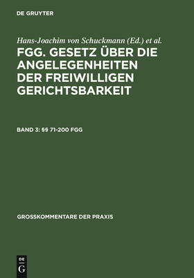 König / Steder / Lukoschek |  §§ 71-200 FGG | Buch |  Sack Fachmedien