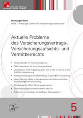 Drees / Koch / Nell | Aktuelle Probleme des Versicherungsvertrags-, Versicherungsaufsichts- und Vermittlerrechts | Buch | 978-3-89952-774-2 | sack.de