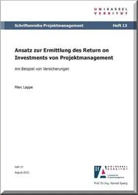 Lappe |  Ansatz zur Ermittlung des Return on Investments von Projektmanagement | Buch |  Sack Fachmedien