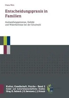 Weis |  Entscheidungspraxis in Familien | Buch |  Sack Fachmedien