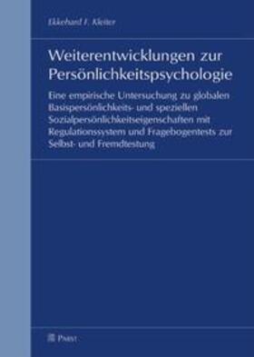 Kleiter |  Weiterentwicklungen zur Persönlichkeitspsychologie | Buch |  Sack Fachmedien