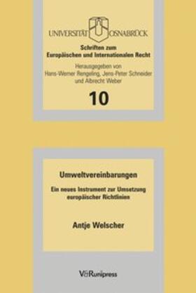 Welscher |  Umweltvereinbarungen | Buch |  Sack Fachmedien