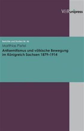 Piefel |  Piefel, M: Antisemitismus/Königreich Sachsen | Buch |  Sack Fachmedien