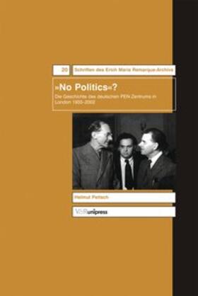 Peitsch |  "No Politics"? | Buch |  Sack Fachmedien