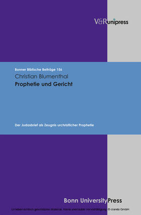 Blumenthal / Hossfeld / Hoppe |  Prophetie und Gericht | eBook | Sack Fachmedien