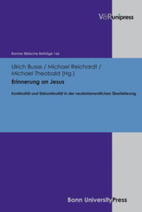 Busse / Reichardt / Theobald |  Erinnerung an Jesus | Buch |  Sack Fachmedien