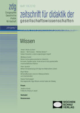 Gautschi / Rhode-Jüchtern / Sander |  Zeitschrift für Didaktik der Gesellschaftswissenschaften 1/10 | Buch |  Sack Fachmedien