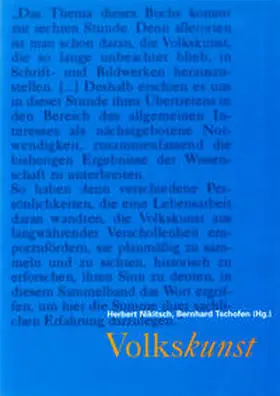 Bendix / Bruckner / Deneke | Volkskunst | Buch | 978-3-900358-11-2 | sack.de