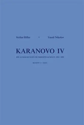 Hiller / Nikolov |  Karanovo Band IV | Buch |  Sack Fachmedien