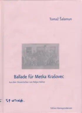 Salamun |  Ballade für Metka Krasovec | Buch |  Sack Fachmedien