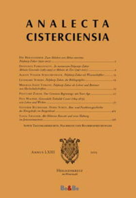 Schachenmayr |  Analecta Cisterciensia 63 (2013) | Buch |  Sack Fachmedien