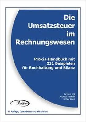 Karel / Abt / Feckter |  Die Umsatzsteuer im Rechnungswesen | Buch |  Sack Fachmedien