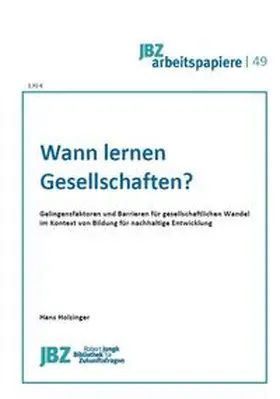 Holzinger / Wally |  Wann lernen Gesellschaften | Buch |  Sack Fachmedien