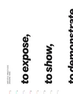 Buchmann / Draxler / Lee |  to expose, to show, to demonstrate, to inform, to offer | Buch |  Sack Fachmedien