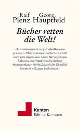 Plenz / Hauptfeld |  Bücher retten die Welt! | Buch |  Sack Fachmedien