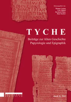 Corsten / Mitthof / Palme |  Tyche - Band 31 | Buch |  Sack Fachmedien