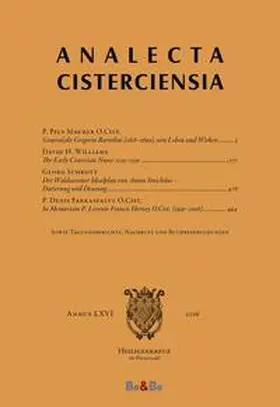 Schachenmayr |  Analecta Cisterciensia 66 (2016) | Buch |  Sack Fachmedien