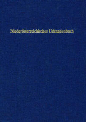 Zehetmayer |  Niederösterreichisches Urkundenbuch | Buch |  Sack Fachmedien