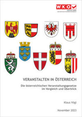 Vögl |  Veranstalten in Österreich | Buch |  Sack Fachmedien