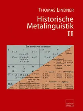 Lindner |  Historische Metalinguistik II | Buch |  Sack Fachmedien