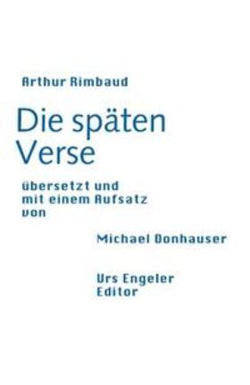 Rimbaud |  Die späten Verse | Buch |  Sack Fachmedien