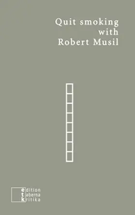 de Simoni / Abendschein |  Quit smoking with Robert Musil | Buch |  Sack Fachmedien