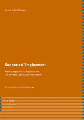 Schaufelberger / Mösch Payot | Supported Employment | Buch | 978-3-906036-09-0 | sack.de