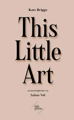 Briggs |  This Little Art | Buch |  Sack Fachmedien