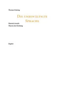 Schestag |  Die unbewältigte Sprache | Buch |  Sack Fachmedien