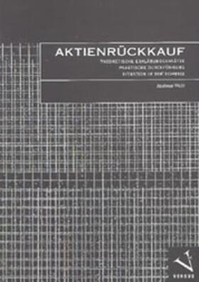 Welti |  Aktienrückkauf | Buch |  Sack Fachmedien