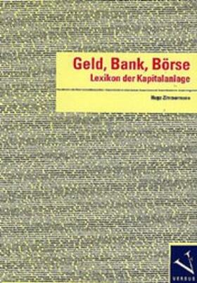 Zimmermann |  Geld, Bank, Börse | Buch |  Sack Fachmedien