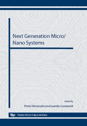 Vincenzini / Lorenzelli |  Next Generation Micro/Nano Systems | eBook | Sack Fachmedien