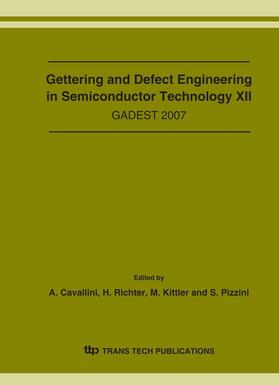 Cavallini / Richter / Kittler |  Gettering and Defect Engineering in Semiconductor Technology XII | Buch |  Sack Fachmedien