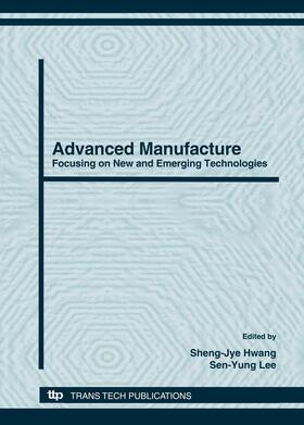 Hwang / Lee |  Advanced Manufacture | Sonstiges |  Sack Fachmedien
