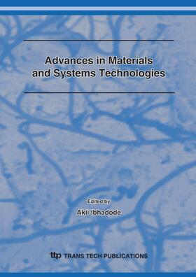 Ibhadode |  Advances in Materials and Systems Technologies | Sonstiges |  Sack Fachmedien