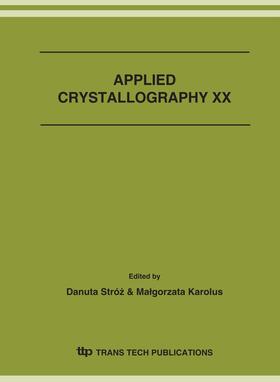 Str?z / Karolus | APPLIED CRYSTALLOGRAPHY XX | Sonstiges | 978-3-908454-24-3 | sack.de